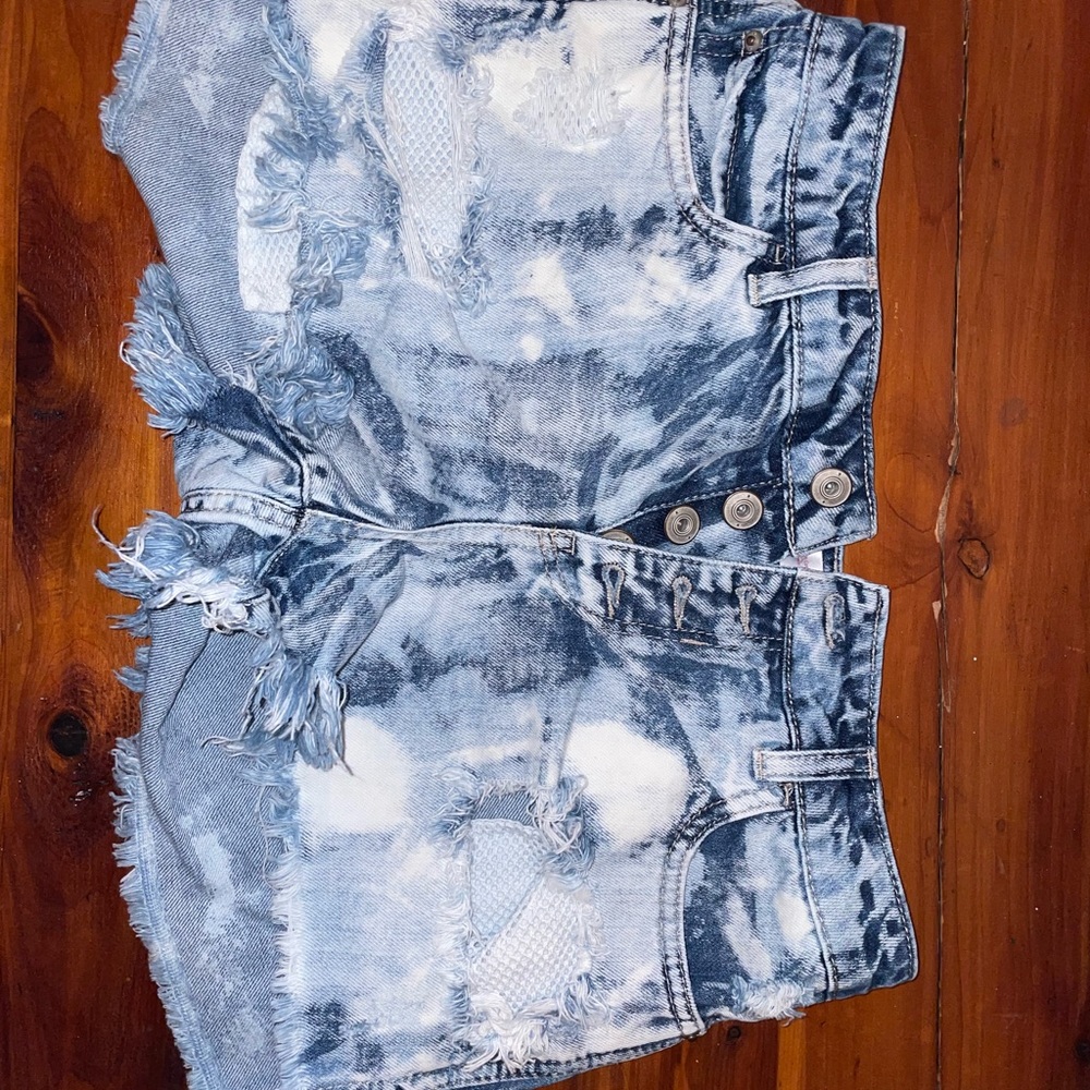 Denim shorts